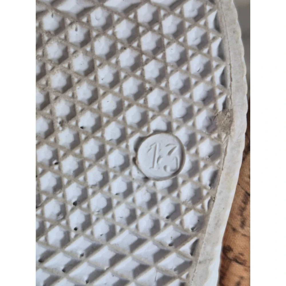Pipperdoodles Kids‎ Cork Print Low Top Sneakers Tan White Size 13 Toddler Earthy